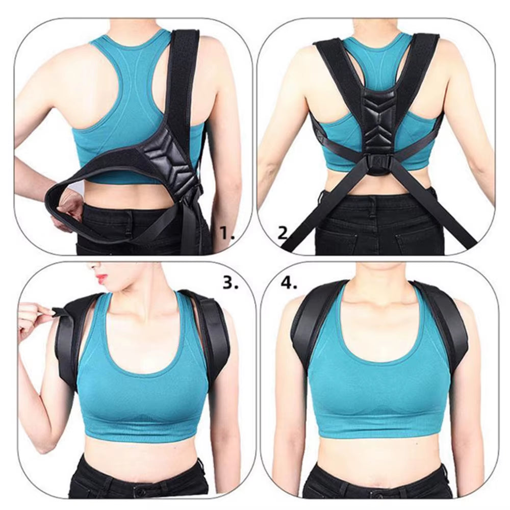 Upper Back Support Posture Band Braces Clavicle as Support Back Straightener Shoulder for Men and Women，Improve Your Posture