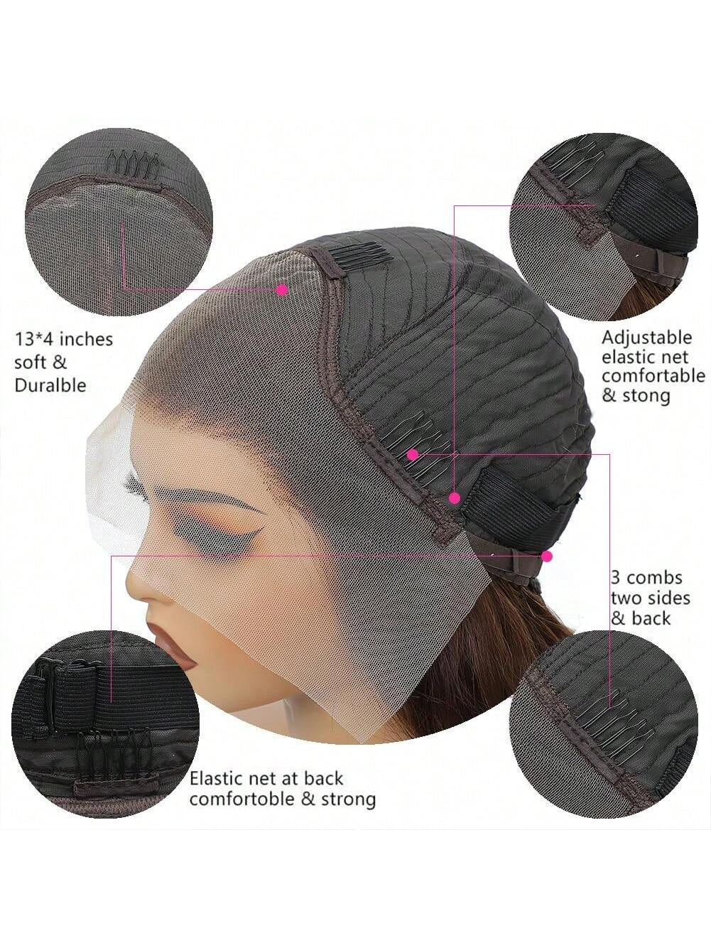 38-42Inch 13X4 Ear to Ear Body Wave Lace Front Wigs Human Hair 200% HD Transparent Frontal Glueless Air Wigs Human Hair with Baby Hair for Women High Density Brazilian Virgin 5X5 13X6 Human Hair Wig