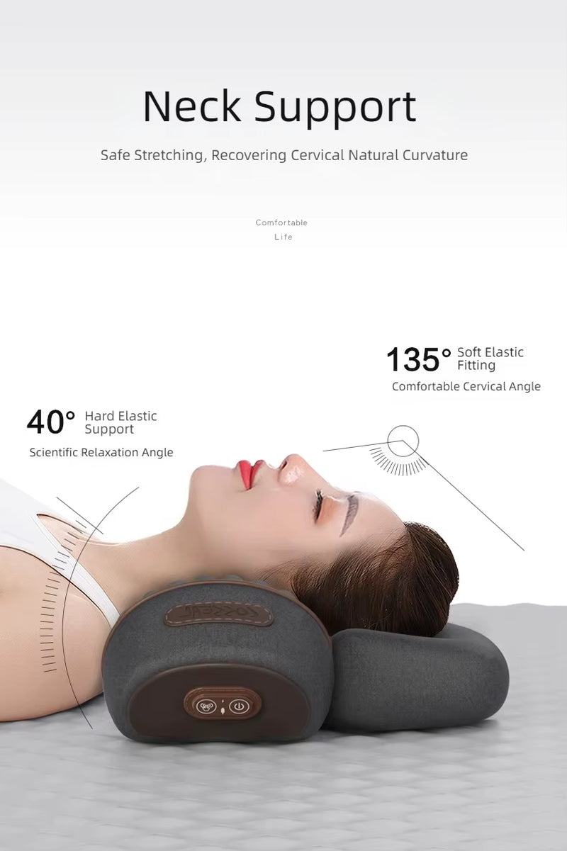 Hot Cervical Pillow Spine Sleeping Neck Massager Spine Non-Traction Heating Compress Neck Masajeador Pillow Relaxation Treatment