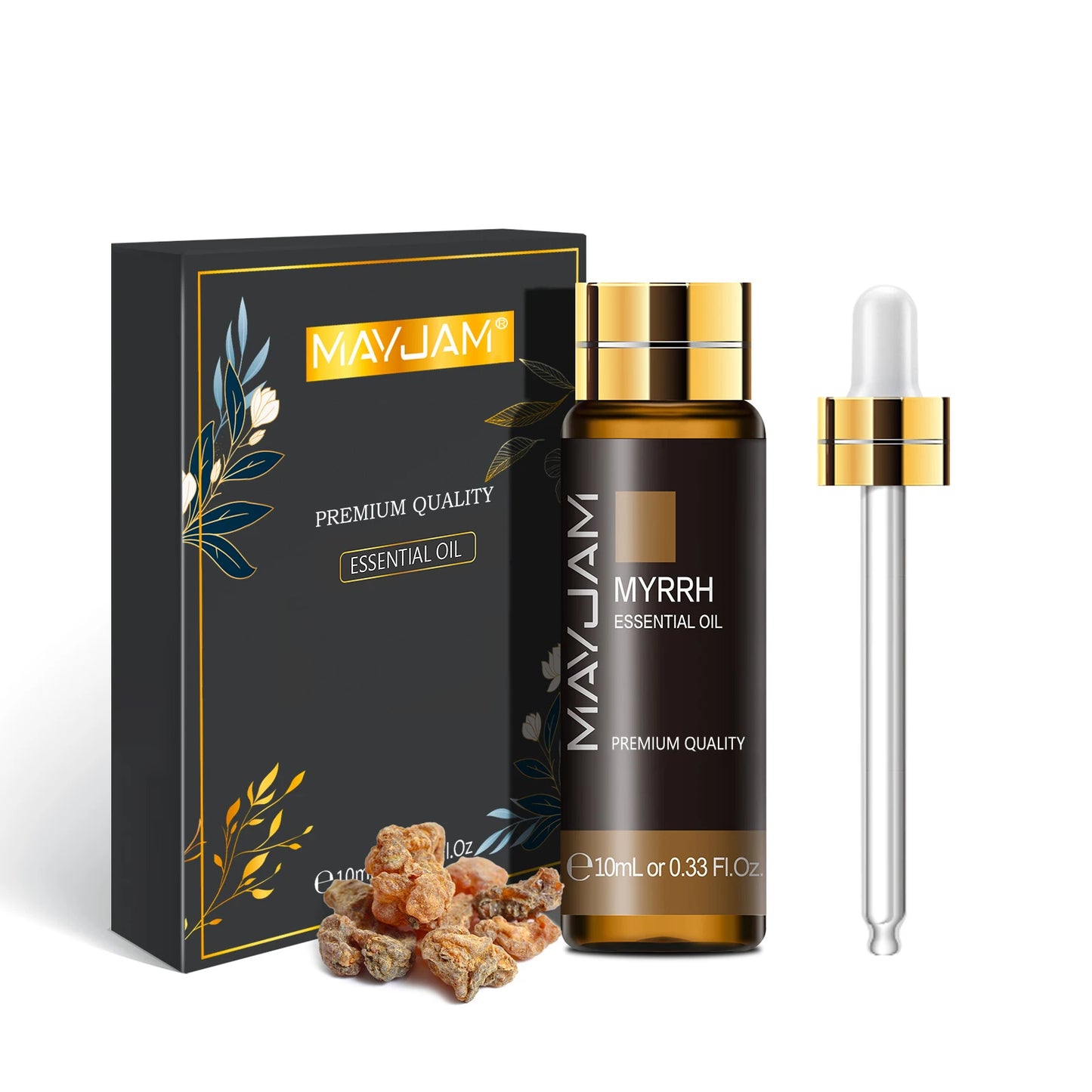 10ML Aromatic Diffuser Essential Oil Lavender Vanilla Myrrh Fragrance Oil for Soaps Candle Making Massage Humidifiers