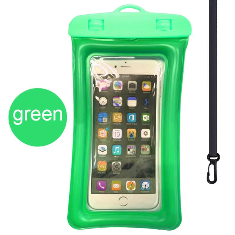 Floating Airbag Waterproof Outdoor Swimming Bag Phone Case for Iphone Samsung Xiaomi Redmi Huawei Phones Bag Protector Cover