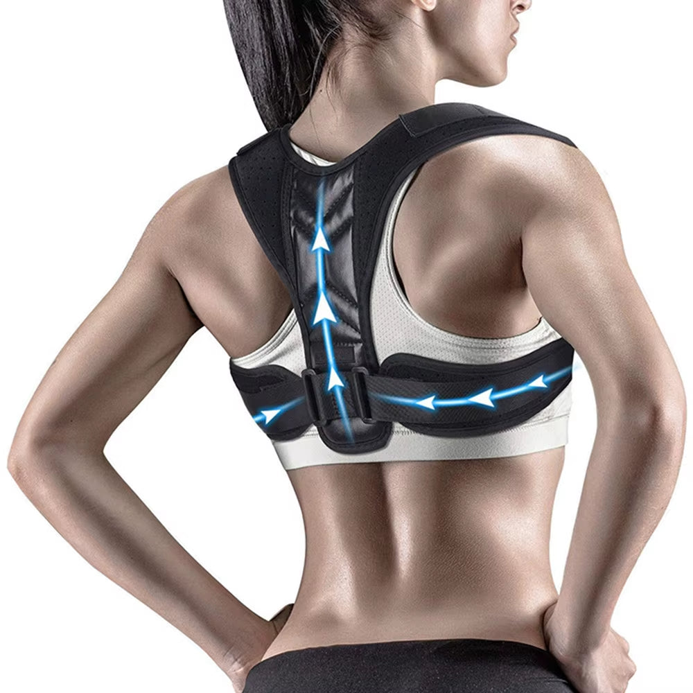 Upper Back Support Posture Band Braces Clavicle as Support Back Straightener Shoulder for Men and Women，Improve Your Posture
